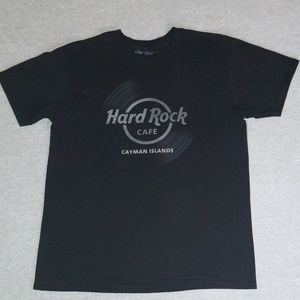 Hard Rock Cafe Cayman Islands Record Black Collectible T-Shirt Size L